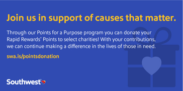 Southwest Airlines Encourages Customers To Join The Global Generosity Movement By Giving Back On Giving Tuesday
